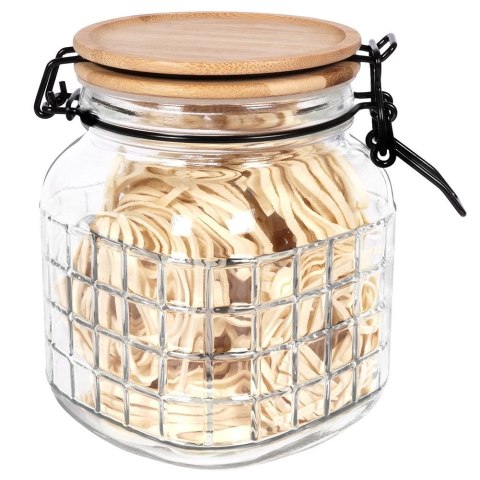 Słoik patentowy z klipsem szklany na przetwory dżem miód 1.1L EXCELLENT HOUSEWARE 259135