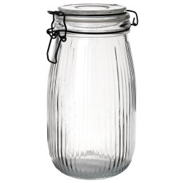 Słoik patentowy z klipsem szklany na przetwory dżem miód 1.5L EXCELLENT HOUSEWARE 229119