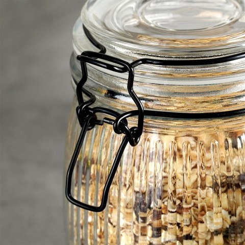Słoik patentowy z klipsem szklany na przetwory dżem miód 1.5L EXCELLENT HOUSEWARE 229119