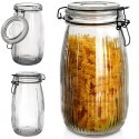 Słoik patentowy z klipsem szklany na przetwory dżem miód 1.5L EXCELLENT HOUSEWARE 229119