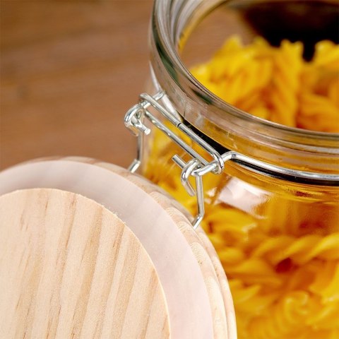 Słoik patentowy z klipsem szklany na przetwory dżem miód 1.5L EXCELLENT HOUSEWARE 259187