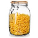 Słoik patentowy z klipsem szklany na przetwory dżem miód 1.5L EXCELLENT HOUSEWARE 259187