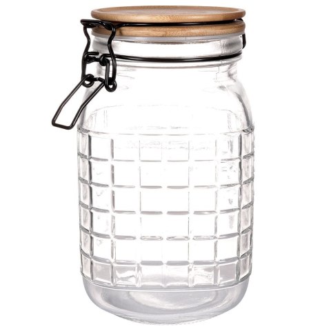 Słoik patentowy z klipsem szklany na przetwory dżem miód 1.65L EXCELLENT HOUSEWARE 259116