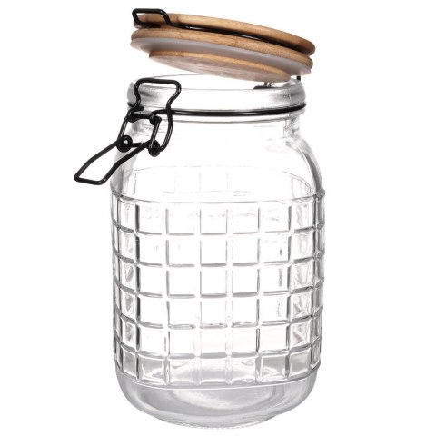 Słoik patentowy z klipsem szklany na przetwory dżem miód 1.65L EXCELLENT HOUSEWARE 259116
