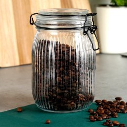 Słoik patentowy z klipsem szklany na przetwory dżem miód 1L EXCELLENT HOUSEWARE 229118