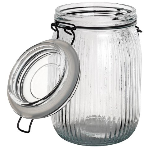 Słoik patentowy z klipsem szklany na przetwory dżem miód 1L EXCELLENT HOUSEWARE 229118