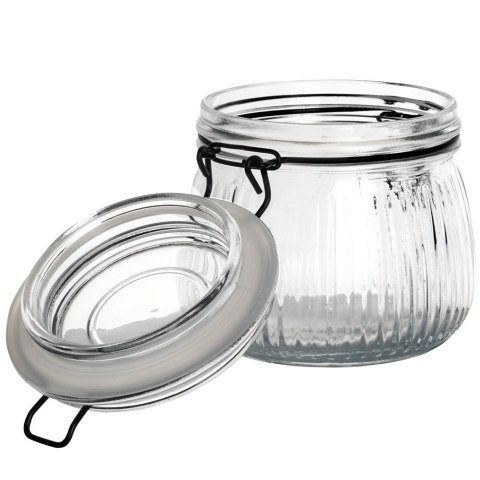 Słoik patentowy z klipsem szklany na przetwory dżem miód 500ml EXCELLENT HOUSEWARE 229116