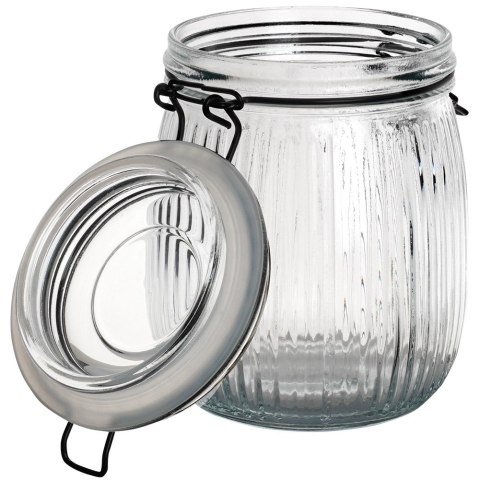 Słoik patentowy z klipsem szklany na przetwory dżem miód 750ml EXCELLENT HOUSEWARE 229117