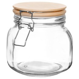 Słoik patentowy z klipsem szklany na przetwory dżem miód 850ml EXCELLENT HOUSEWARE 259185
