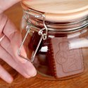 Słoik patentowy z klipsem szklany na przetwory dżem miód 850ml EXCELLENT HOUSEWARE 259185