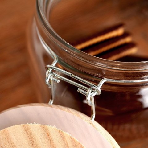 Słoik patentowy z klipsem szklany na przetwory dżem miód 850ml EXCELLENT HOUSEWARE 259185