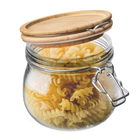 Słoik szklany patentowy z klipsem na przyprawy ogórki przetwory 500ml ORION 153688