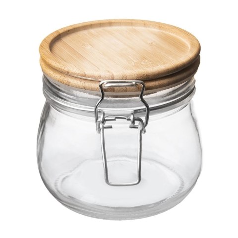 Słoik szklany patentowy z klipsem na przyprawy ogórki przetwory 500ml ORION 153688