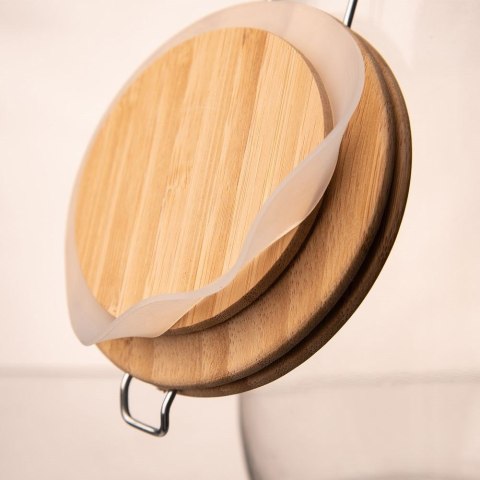 Słoik szklany patentowy z klipsem na przyprawy ogórki przetwory 500ml ORION 153688