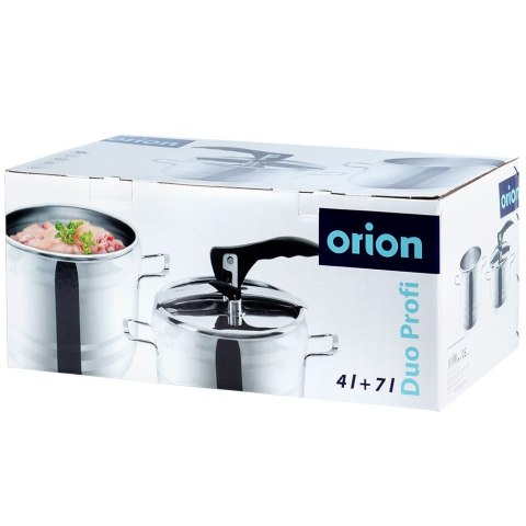 Szybkowar garnek ciśnieniowy na gaz zestaw szybkowarów 4 + 7L PROFI ORION 111740