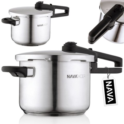 Szybkowar stalowy ACER 6L NAVA 10-266-013