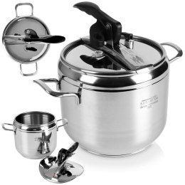 Szybkowar stalowy na gaz indukcja garnek ciśnieniowy PROFI 5L ORION 111732