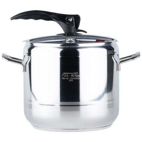 Szybkowar stalowy na gaz indukcja garnek ciśnieniowy PROFI 7L ORION 111733