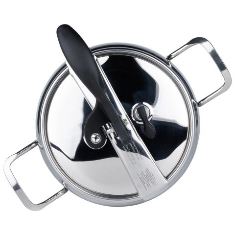 Szybkowar stalowy na gaz indukcja garnek ciśnieniowy PROFI 7L ORION 111733