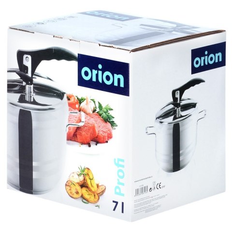 Szybkowar stalowy na gaz indukcja garnek ciśnieniowy PROFI 7L ORION 111733