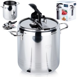 Szybkowar stalowy na gaz indukcja garnek ciśnieniowy PROFI 9L ORION 111734