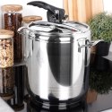 Szybkowar stalowy na gaz indukcja garnek ciśnieniowy PROFI 9L ORION 111734