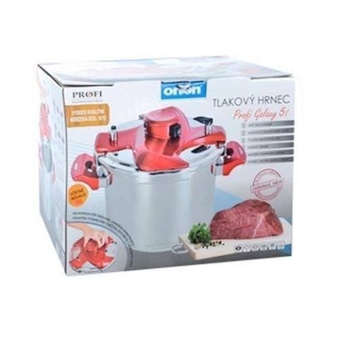 Szybkowar stalowy na gaz indukcję garnek ciśnieniowy 5L ORION 111790