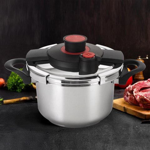 Szybkowar stalowy na gaz z automatycznym zamykaniem STORM 5L ORION 113343