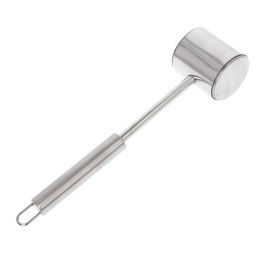 Tłuczek młotek do mięsa kotletów DUŻY metalowy srebrny BRUNBESTE BB-3336