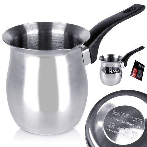 Tygielek do parzenia kawy po turecku stalowy ACER 400 ml NAVA 10-175-021