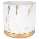 Doniczka ceramiczna marmur złota 16cm VILDE 569571