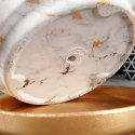 Doniczka ceramiczna marmur złota 16cm VILDE 569571