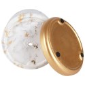 Doniczka ceramiczna marmur złota 16cm VILDE 569571
