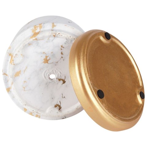 Doniczka ceramiczna marmur złota 16cm VILDE 569571