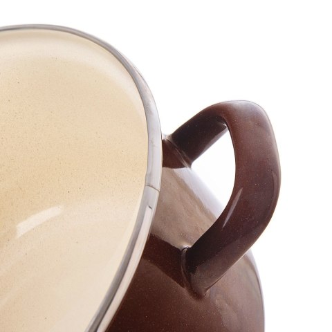 Garnek emaliowany indukcja na indukcję gaz BROWN 20.5 cm 2.2L ORION 113363