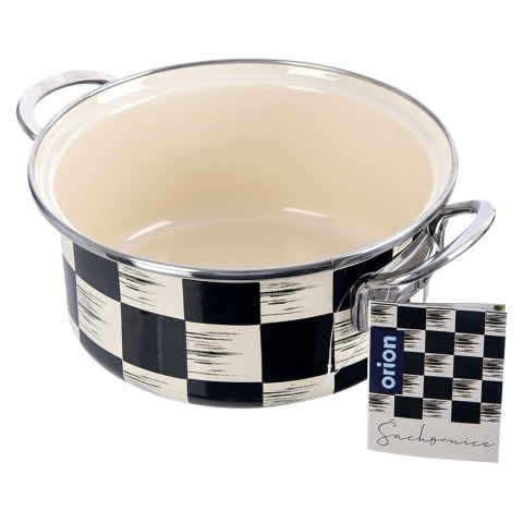Garnek emaliowany indukcja na indukcję gaz SZACHOWNICA 20 cm 2.2L ORION 113340