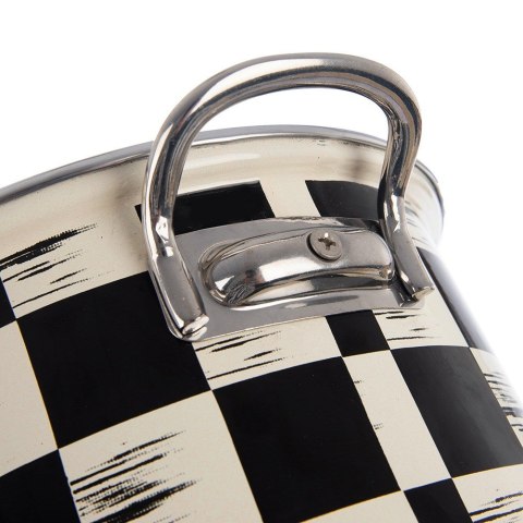 Garnek emaliowany indukcja na indukcję gaz SZACHOWNICA 22 cm 4L ORION 113337