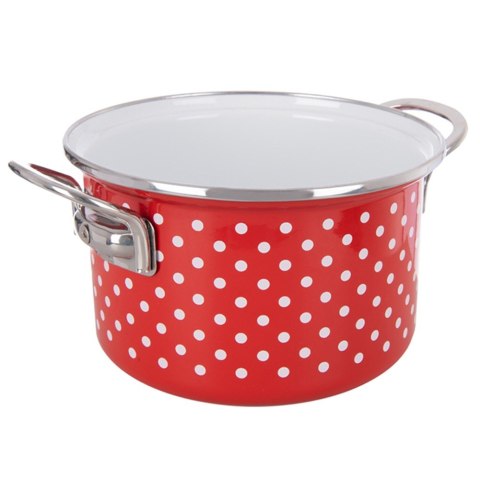 Garnek emaliowany indukcja na indukcję gaz TECKA 18 cm 2L ORION 113357