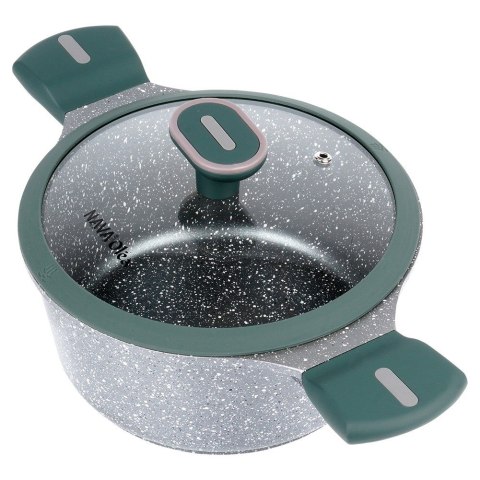 Garnek granitowy nieprzywierający na indukcję gaz OLEA 20 cm 2.4L NAVA 10-302-220