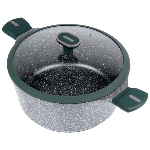 Garnek granitowy nieprzywierający na indukcję gaz OLEA 28 cm 6.4L NAVA 10-302-222