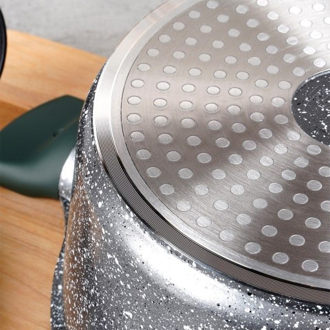 Garnek granitowy nieprzywierający na indukcję gaz OLEA 28 cm 6.4L NAVA 10-302-222