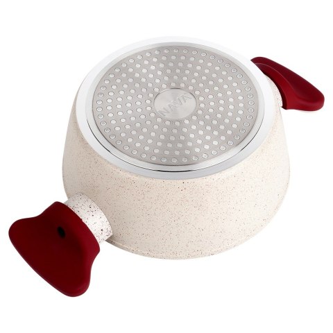 Garnek granitowy ze szklaną pokrywką indukcja TERRESTRIAL 20 cm 2.2L NAVA 10-144-320