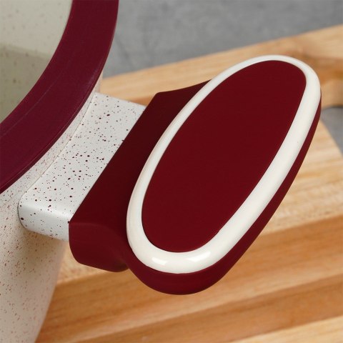 Garnek granitowy ze szklaną pokrywką indukcja TERRESTRIAL 24 cm 4.2L NAVA 10-144-321