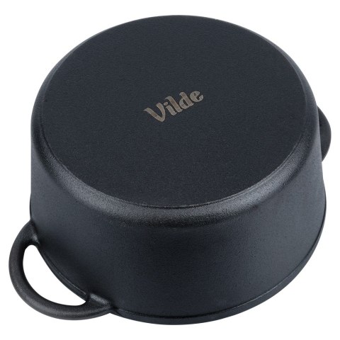 Garnek z pokrywką żeliwny indukcja gaz ciężki CAST LINE 26 cm 5L VILDE 199075