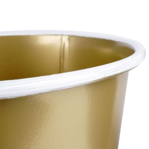 Osłona na doniczkę doniczki osłonka metalowa złota 16.5x15.5cm VILDE 839247