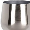 Osłona na doniczkę doniczki osłonka na nóżkach metalowa srebrna 20x16cm VILDE 312342-M