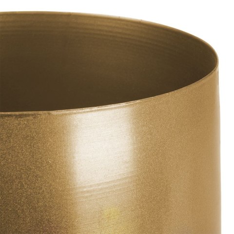 Osłona na doniczkę doniczki osłonka na nóżkach metalowa złota 14.5x20cm VILDE 339287-M