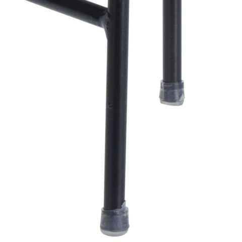 Osłona na doniczkę doniczki osłonka na stojaku metalowa czarna 22x21cm VILDE 312343-M