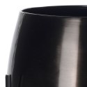 Osłona na doniczkę doniczki osłonka na stojaku metalowa czarna 28x26cm VILDE 312343-D
