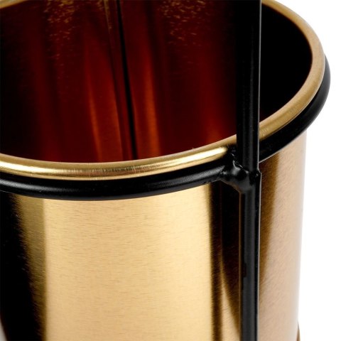 Osłona na doniczkę doniczki osłonka na stojaku metalowa złota 30.5cm VILDE 569440